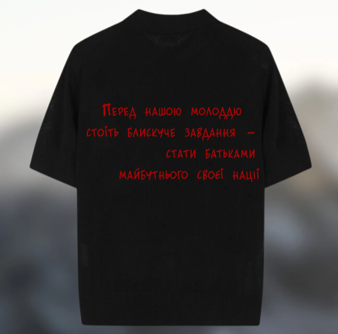 Футболка «Перед нашою молоддю...»